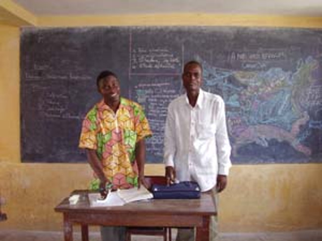 Au lycée Merry Bruce de Lomé